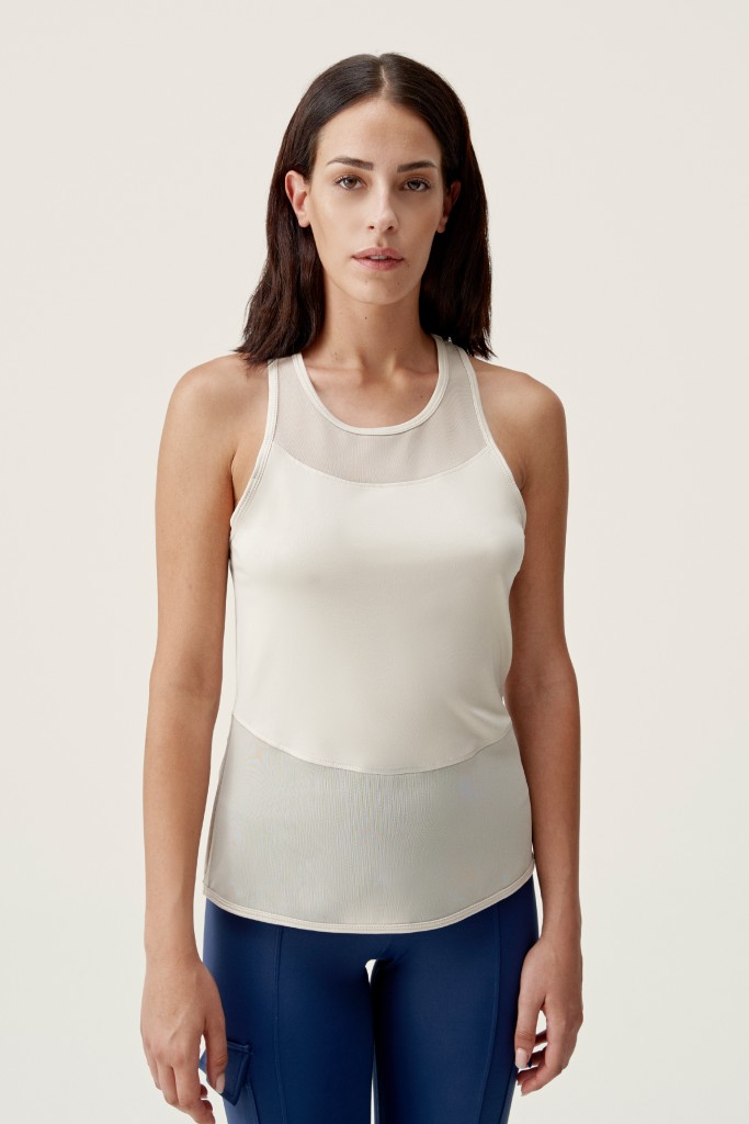 Béžové sportovní tílko