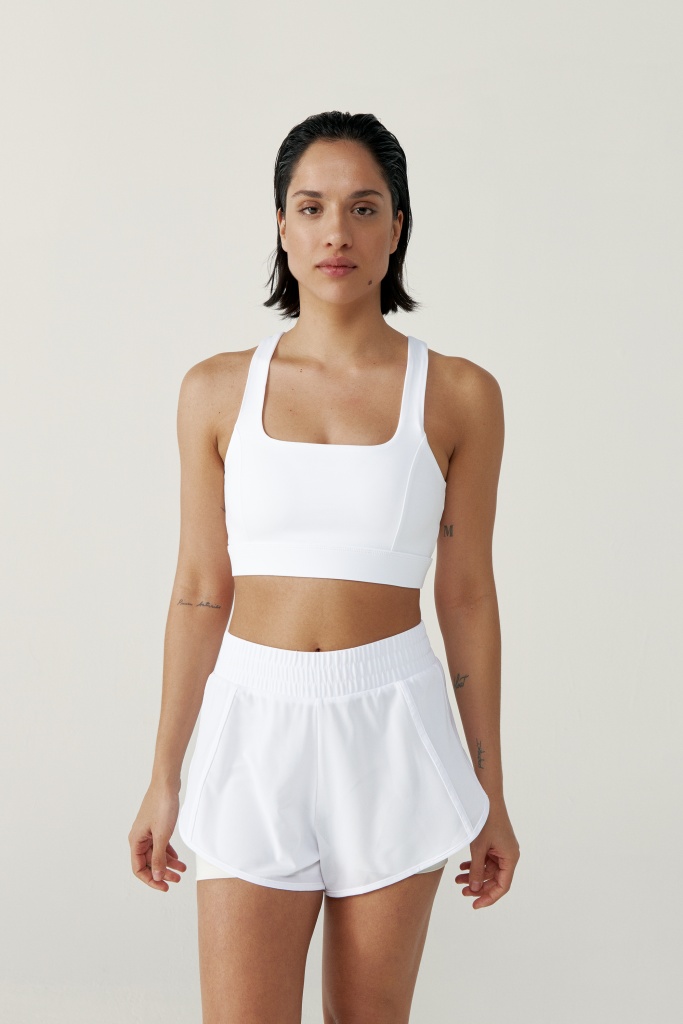 Dámské bílé kraťasy