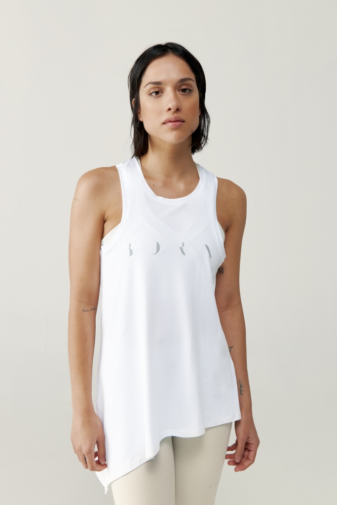 Bílé dámské tílko