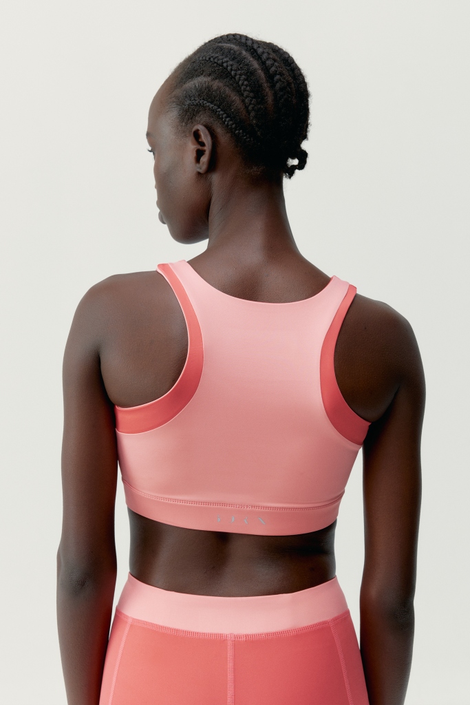 Růžový sportovní top