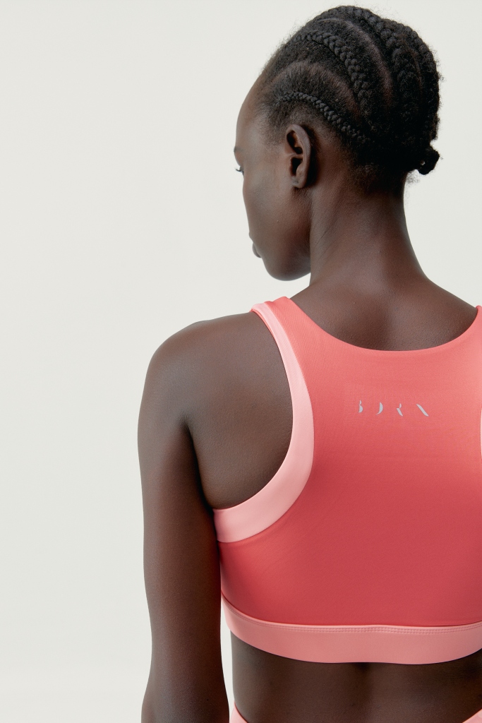 Růžový sportovní top