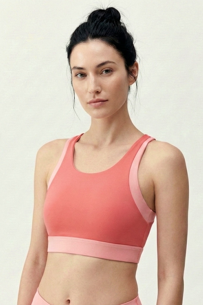 Růžový sportovní top