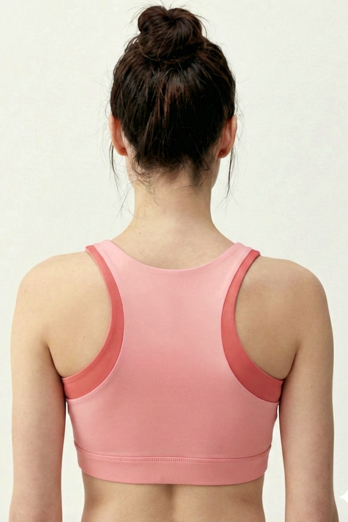 Růžový sportovní top