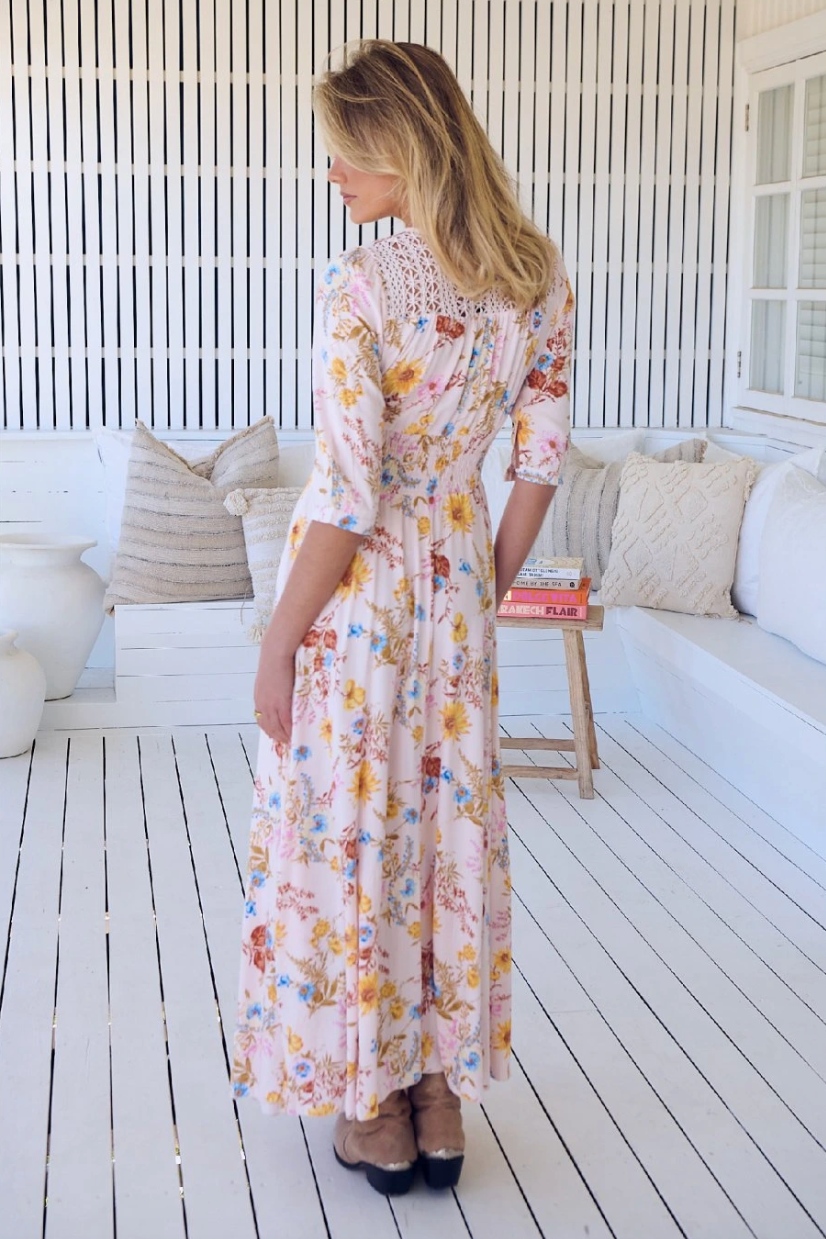 Květinové maxi šaty