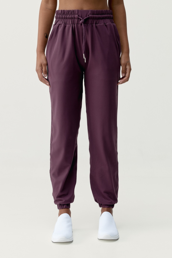 Vínové dámské tepláky