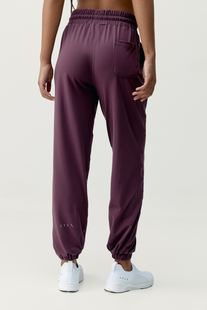 Vínové dámské tepláky