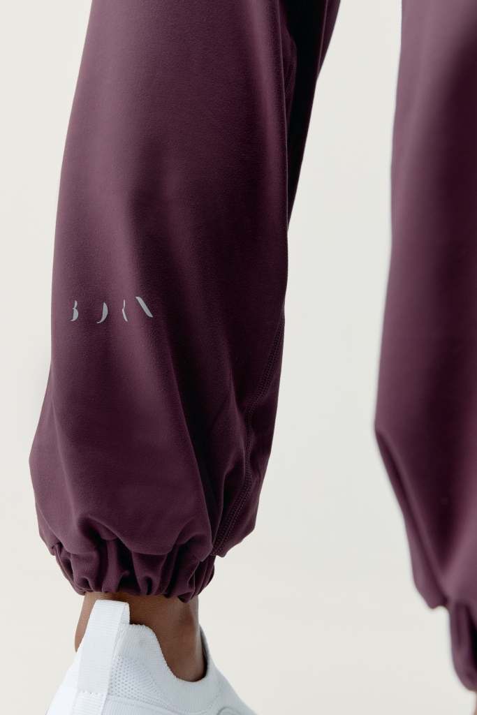 Vínové dámské tepláky