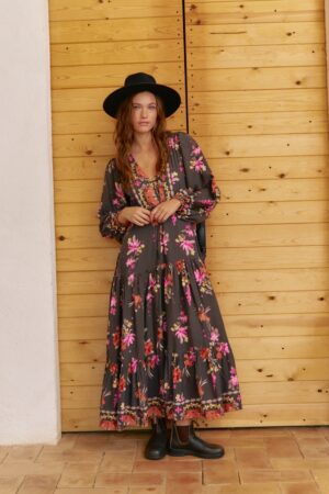 Květinové maxi šaty